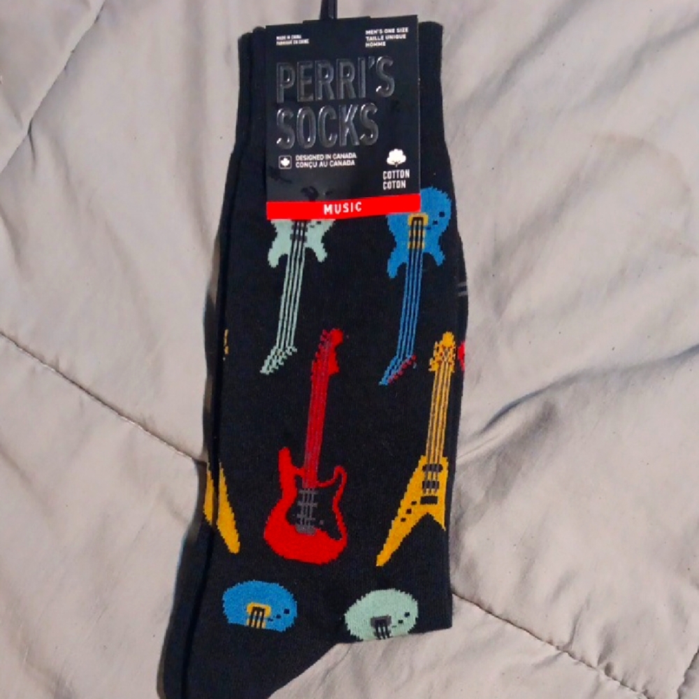 Black Music Themed Casual Socks